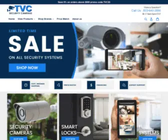 TVcsecuritycameras.com(TVC Security Cameras) Screenshot