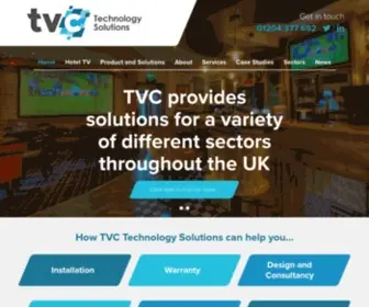 TVC.uk.com(TVC UK Technology Solutions) Screenshot