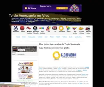 Tvdevenezuela.com(Tv de Venezuela) Screenshot
