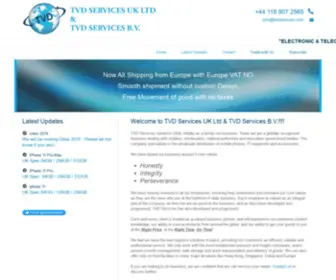 TVdservices.com(TVD Services (UK) Ltd) Screenshot