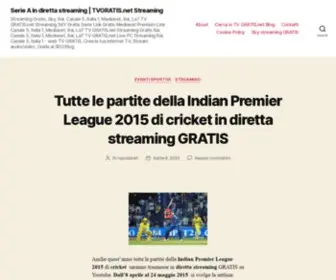 TVgratis.us(Serie A in diretta streaming) Screenshot