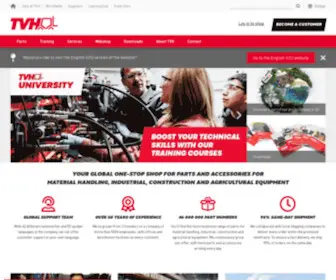 TVH.com(Parts specialist TVH) Screenshot