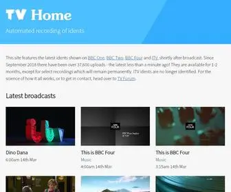 Tvhome.co.uk(TV Home) Screenshot