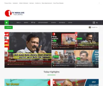 Tvindialive.org(TV INDIA LIVE) Screenshot