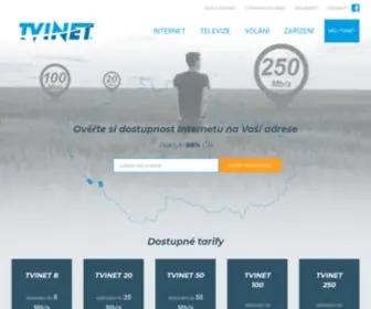 Tvinet.cz(Internet) Screenshot