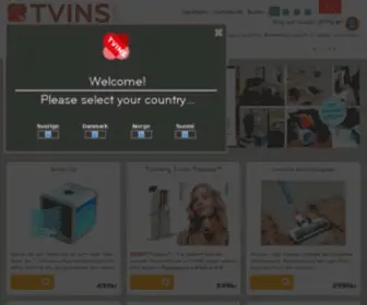 Tvins.com(Tvins Sverige) Screenshot