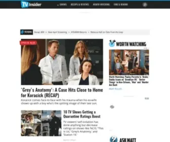 Tvinsider.com(TV Insider) Screenshot