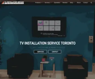 Tvinstallationservice.ca(TV Wall Mount Installation & Home Theater) Screenshot