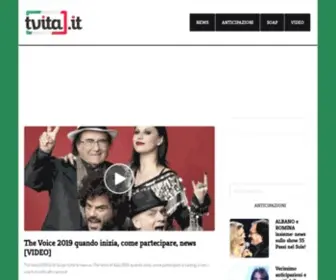 Tvita.it(TVITA, tutte le news e programmi della TV Italiana) Screenshot