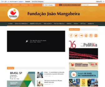 Tvjoaomangabeira.com.br(TV João Mangabeira) Screenshot