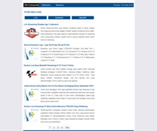 TvkuHD.com(Bein sport) Screenshot