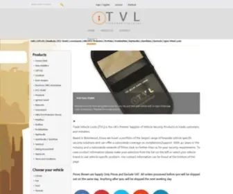 TVL-LTD.co.uk(Trade Vehicle Locks) Screenshot