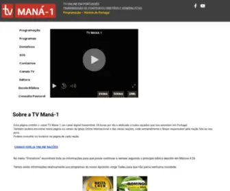 Tvmana1.com(TV Maná 1) Screenshot