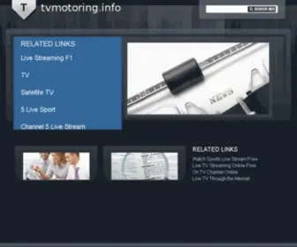 Tvmotoring.info(Live Stream Motorsports Online) Screenshot