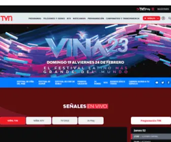 TVN.cl(Televisión Nacional de Chile) Screenshot