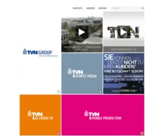 TVN.de(Unternehmenskommunikation, Fernsehproduktion ) Screenshot