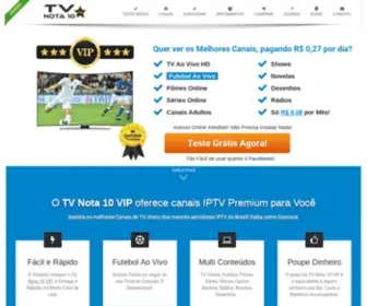 Tvnota10.com.br(TV Nota 10) Screenshot