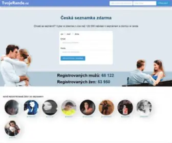 Tvojerande.cz(Seznamka Tvoje rande.cz) Screenshot