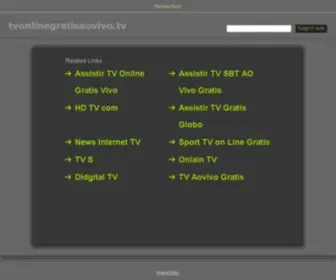 Tvonlinegratisaovivo.tv(Assistir Tv Online Grátis) Screenshot