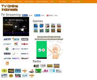 Tvonlineindonesia.net(Streaming TV Online Indonesia) Screenshot