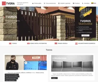 Tvora.eu(Mažos architektūros) Screenshot