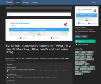 Tvpad.ca(Community Forums for TVPad) Screenshot