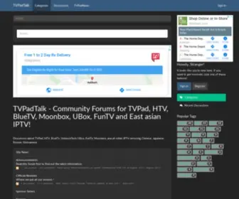 Tvpadtalk.ca(Community Forums for TVPad) Screenshot