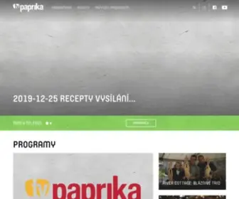Tvpaprika.cz(Hlavní strana) Screenshot