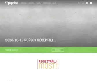 Tvpaprika.hu(Főoldal) Screenshot