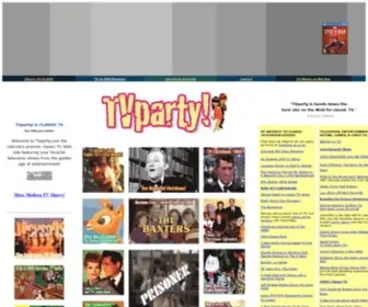 Tvparty.com(Classic TV) Screenshot