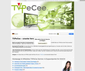 Tvpecee.de(Homepage) Screenshot