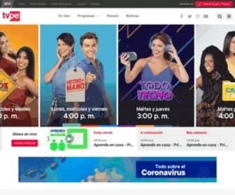 Tvperu.gob.pe(TVPerú) Screenshot