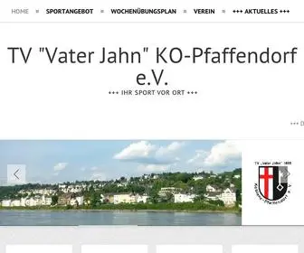 TVpfaffendorf.de(Sportverein in Koblenz Pfaffendorf) Screenshot