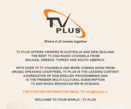 TVplus.com.au(TV Plus) Screenshot