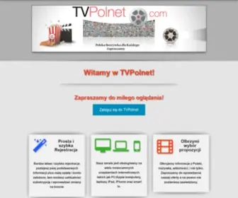 Tvpolnet.com(Tvpolnet Telewizja Seriale Filmy online) Screenshot