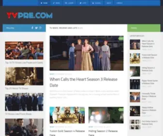 TVpre.com(TV Show News) Screenshot