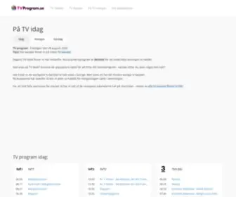 TVprogram.se(TV tablå) Screenshot