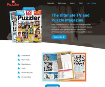 Tvpuzzler.com(TV Guide Puzzler) Screenshot