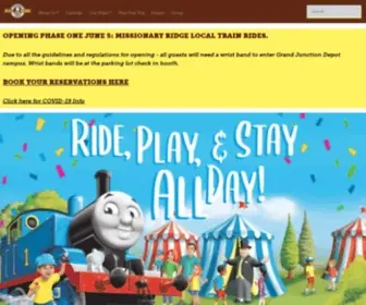 Tvrail.com(Tennessee Valley Railroad) Screenshot