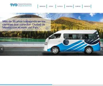 TVR.com.mx(TVR Transportadora Viajes Recreativos) Screenshot