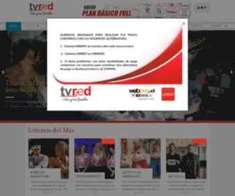 Tvred.cl(Tv Red) Screenshot