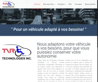 TVrtechnologies.com(TVR Technologie inc) Screenshot