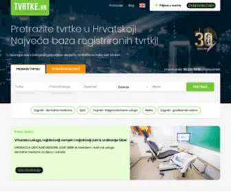 TVRtke.com(Hrvatske tvrtke) Screenshot