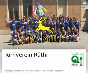 Tvruethi.ch(Turnverein Rüthi) Screenshot