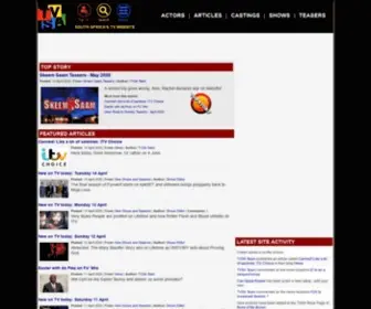 Tvsa.co.za(South Africa's TV Website) Screenshot