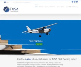 Tvsa.com.au(TVSA Pilot Training) Screenshot