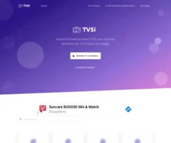 TVScheduleindia.com(Channels List) Screenshot