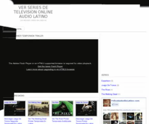 Tvseriesaudiolatino.com(Ver Series de Television Online Audio Latino) Screenshot