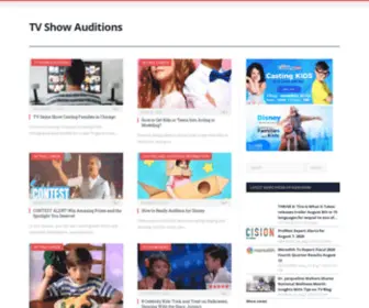 TVshowauditions.info(TV Show Auditions) Screenshot