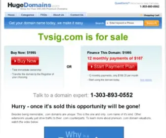 Tvsig.com(Directory) Screenshot